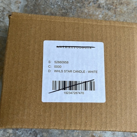 Anthropologie Home White Balsam Star Candle NIB Bundle of 4 - Picture 6 of 16